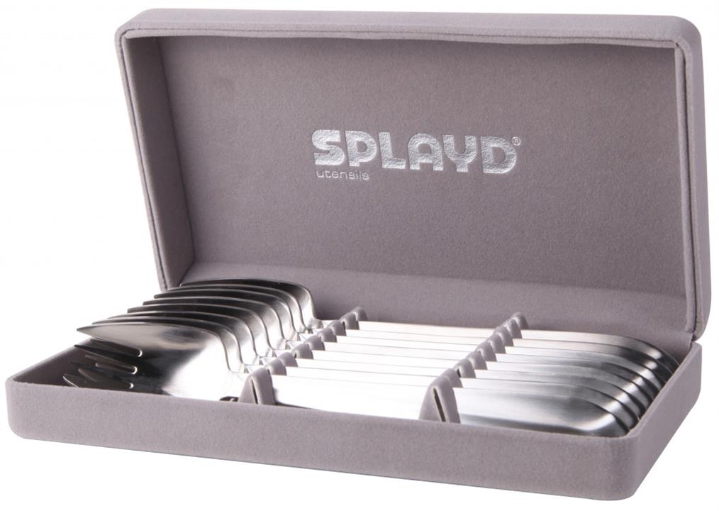 Splayd Luxury Stainless Steel Satin 8pc Set