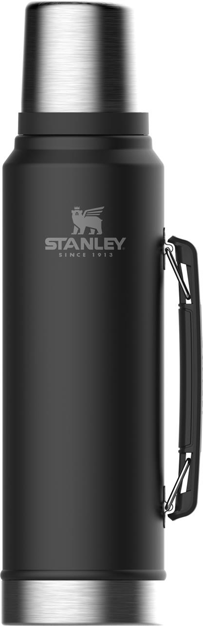 Stanley Vacuum Bottle Matte Black 1.1 QT/ 1.0L
