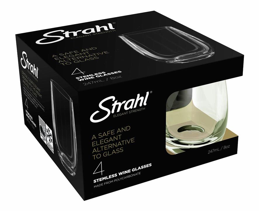 Strahl Osteria Chardonnay Set of 4, 247ml