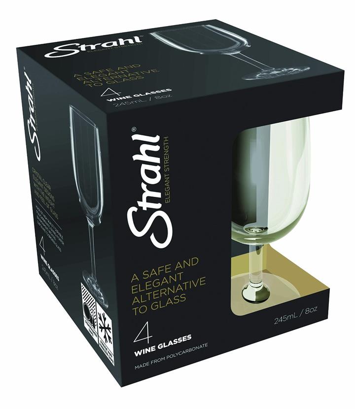 Strahl Small Classic Wine Set of 4, 245ml
