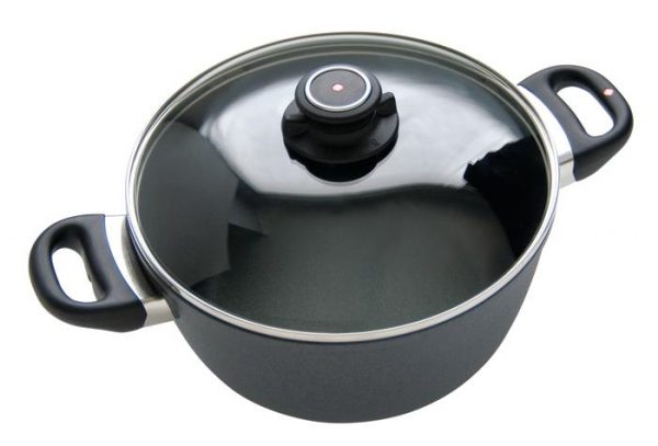 Kitchen Style - Swiss Diamond 24 X 10cm Casserole/Stock Pot with lid 5.2 litre - Cookware