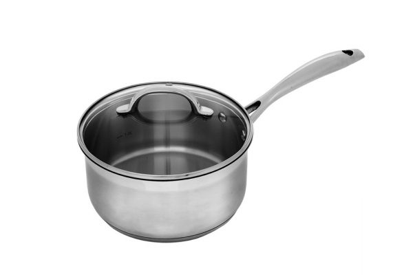 Kitchen Style - Swiss Diamond Premium Steel 18cm x 8.5cm 2.0l Saucepan with lid - Cookware