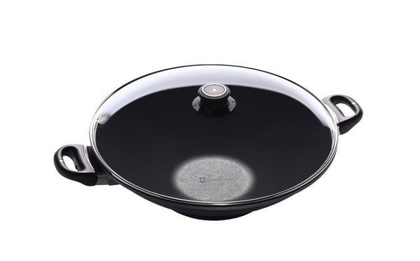 Kitchen Style - Swiss Diamond XD 36CM X 9.5CM Induction Wok with Glass Vented Lid - Cookware