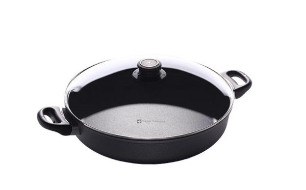 Kitchen Style - Swiss Diamond XD Induction 32cm X 6cm Sauteuse Pan with Glass Vented Lid 4.0L - Cookware