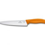 Kitchen Style - Victorinox Cooks Carving Knife 19cm Wide Blade Classic Orange Blister - Cutlery