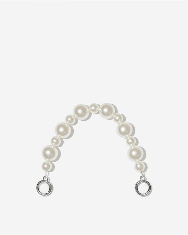 JW PEI - Anna Faux Pearl Chain - Silver - Apparel & Accessories > Handbags