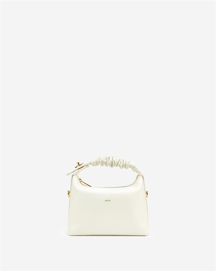 Cora Top Handle Bag – White – Fashion Women Vegan Bag