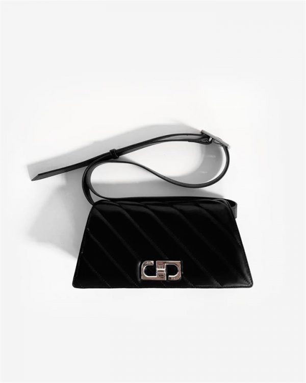 JW PEI - Elsa Front Flap Crossbody Bag - Black - Apparel & Accessories > Handbags