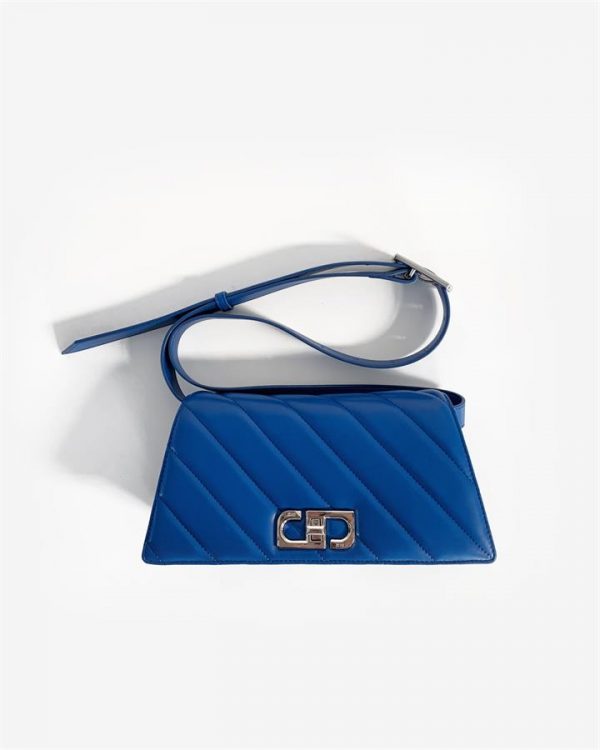 JW PEI - Elsa Front Flap Crossbody Bag -Classic Blue - Apparel & Accessories > Handbags