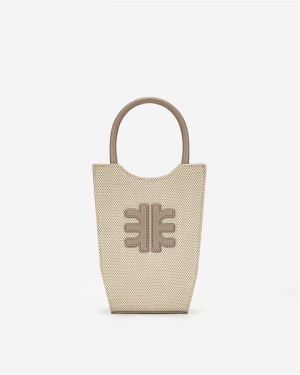 JW PEI - FEI Canvas Mini Tote Bag - Light Brown - Apparel & Accessories > Handbags