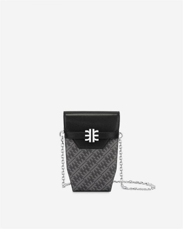 JW PEI - FEI Chain Phone Case - Iron Black - Apparel & Accessories > Handbags