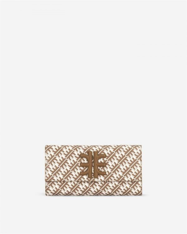 JW PEI - FEI Flap Wallet - Brown - Apparel & Accessories > Handbags