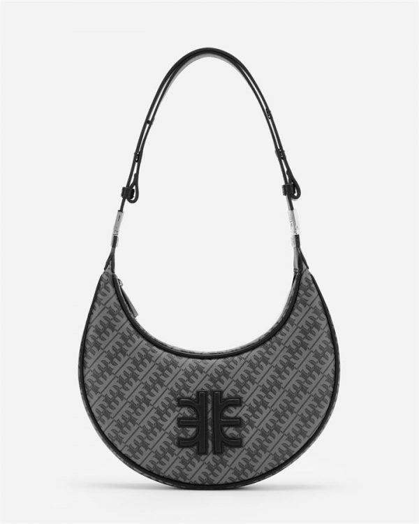 JW PEI - FEI Half Moon Bag - Iron Black - Apparel & Accessories > Handbags