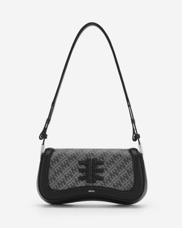 JW PEI - JW PEI Women's FEI Joy Shoulder Bag - Iron Black - Apparel & Accessories > Handbags
