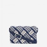 JW PEI - FEI Maze Jacquard Knit Cossbody Bag - Navy - Apparel & Accessories > Handbags