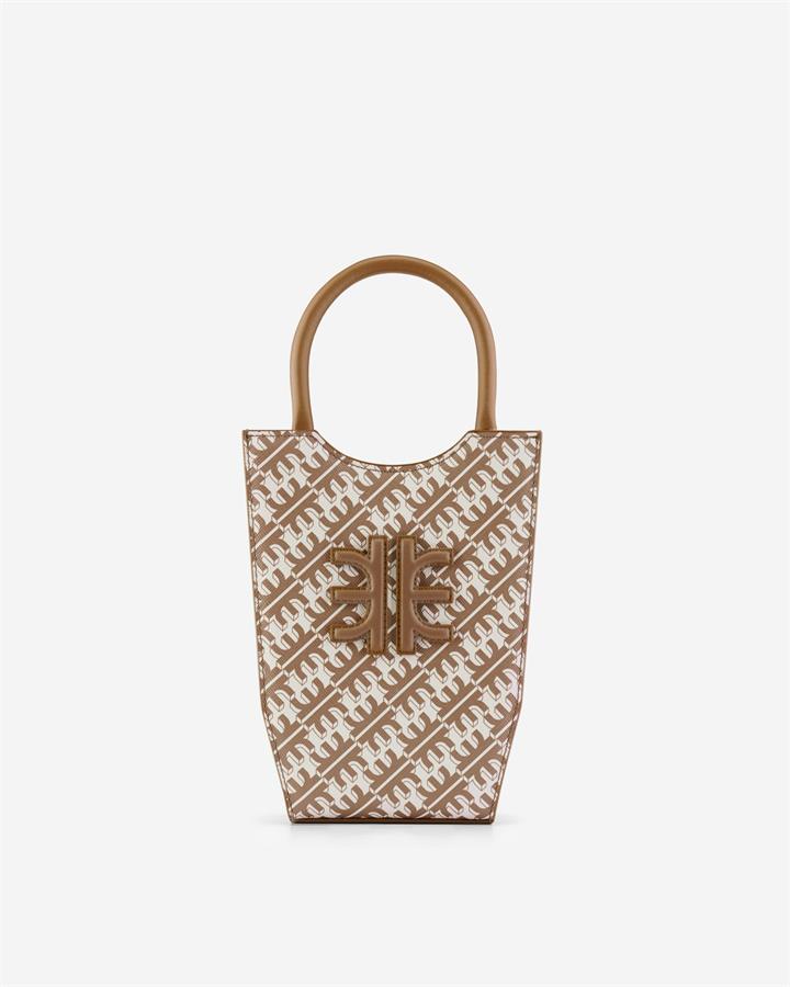 FEI Mini Tote Bag – Brown – Fashion Women Vegan Bag