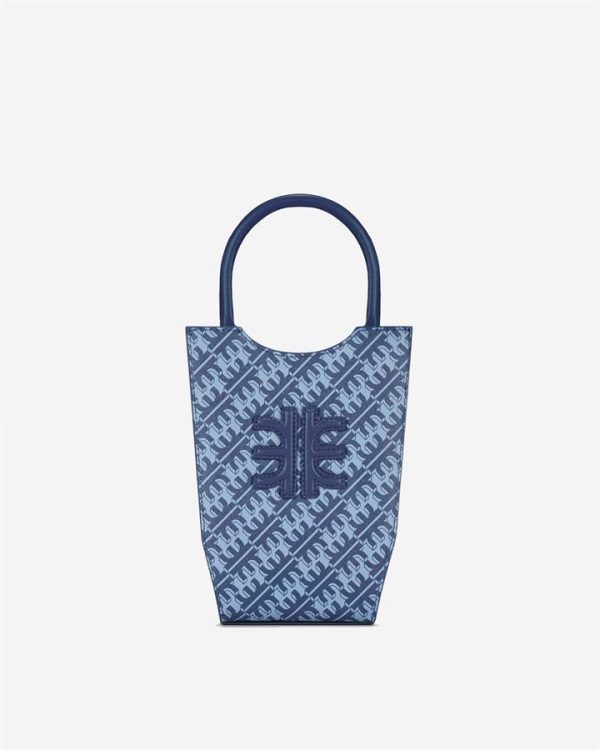 JW PEI - FEI Mini Tote Bag - Navy - Fashion Women Vegan Bag - Apparel & Accessories > Handbags