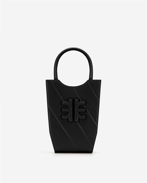 JW PEI - FEI Twill Phone Bag - Black - Apparel & Accessories > Handbags