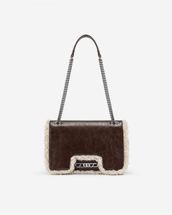 JW PEI - Isa Crossbody Bag - Dark Brown - Fashion Women Vegan Bag - Apparel & Accessories > Handbags
