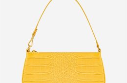 JW PEI Women’s Eva Shoulder Handbag – Yolk Croc