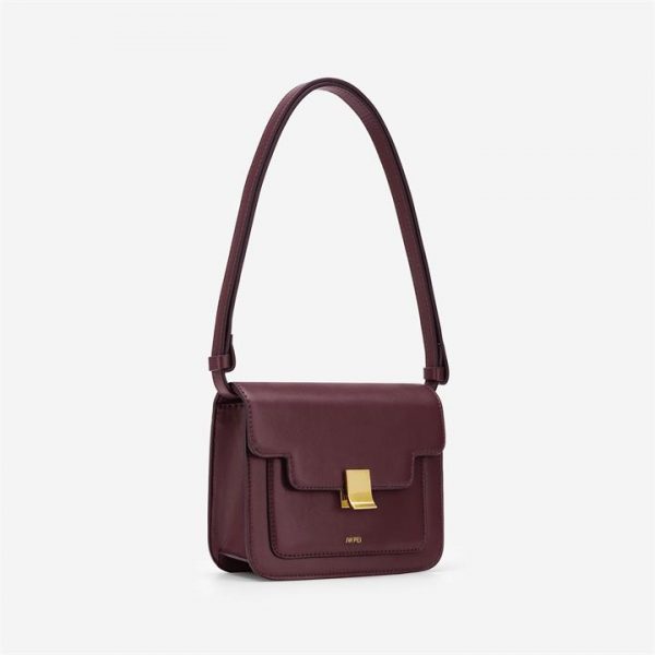 JW PEI - Kelly Bag - Burgundy - Fashion Women Vegan Bag - Apparel & Accessories > Handbags