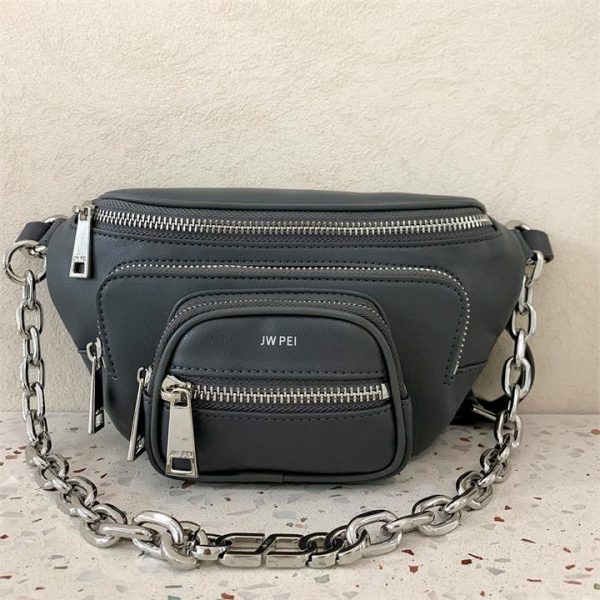 JW PEI - Laila Beltpack Bag - Grey - Apparel & Accessories > Handbags