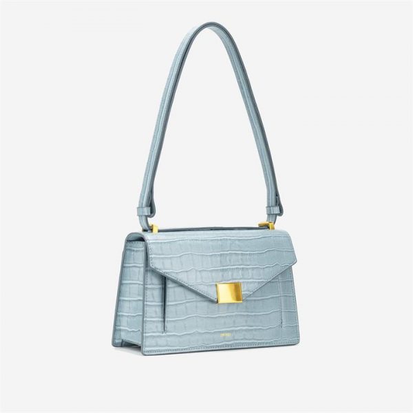 JW PEI - Lilian Bag - Ice Croc - Apparel & Accessories > Handbags