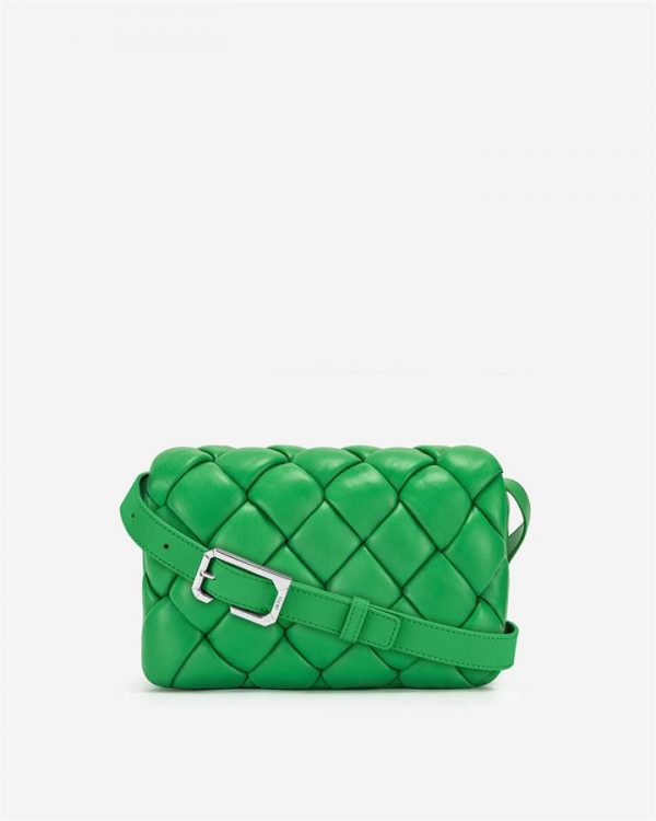 JW PEI - JW PEI Maze Bag Women Crossbody - Grass Green - Apparel & Accessories > Handbags