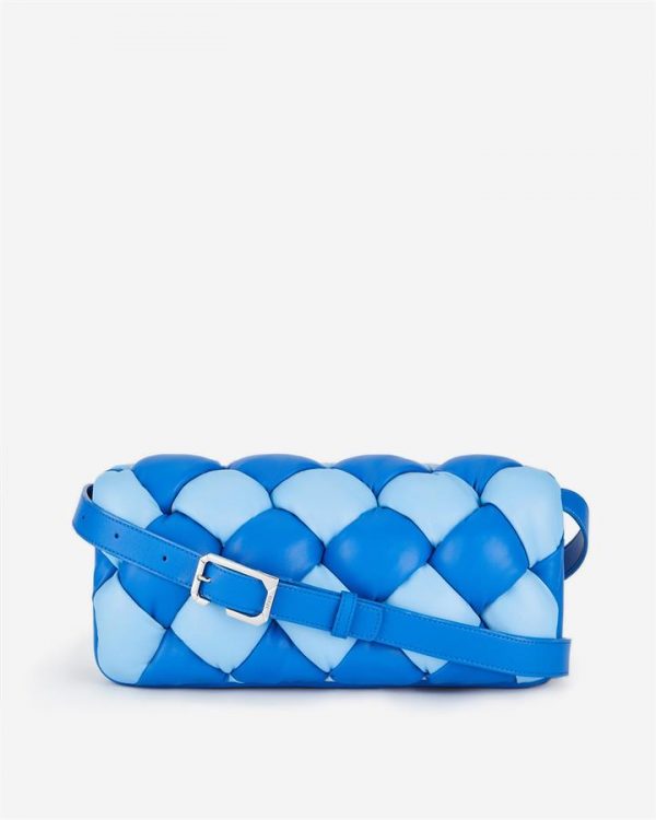 JW PEI - Maze Shoulder Bag - Classic Blue & Ice - Apparel & Accessories > Handbags
