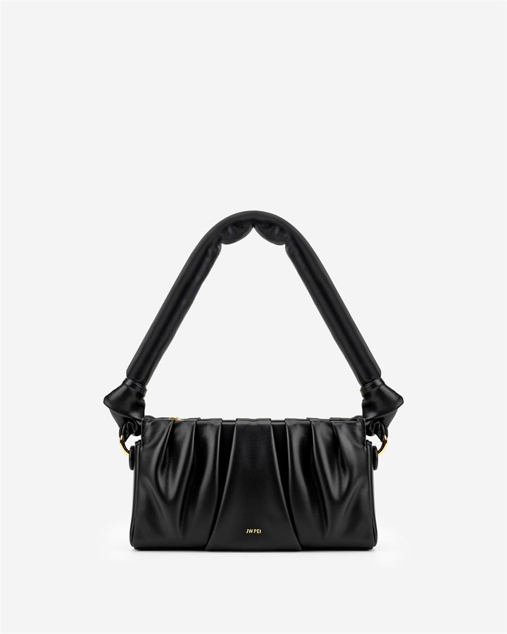 Mila Shoulder Bag – Black – Fashion Women Vegan Bag