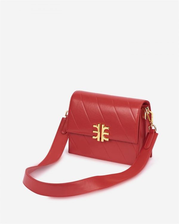 JW PEI - Mira Mini Flap Bag - Chili - Apparel & Accessories > Handbags
