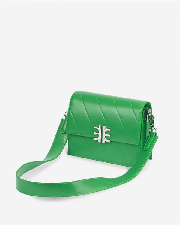 JW PEI - Mira Mini Flap Bag - Grass Green - Apparel & Accessories > Handbags