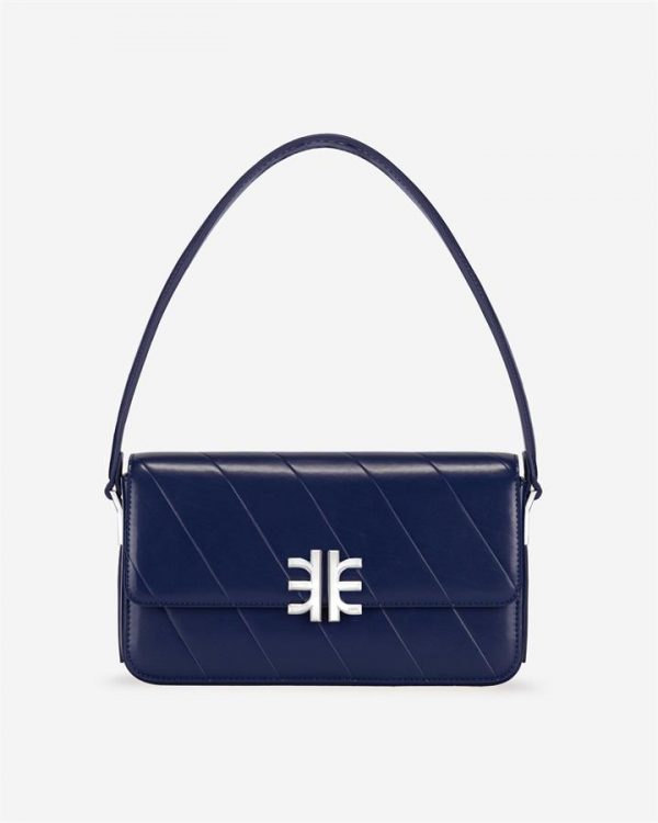 JW PEI - Mira Shoulder Bag - Dark Blue - Apparel & Accessories > Handbags