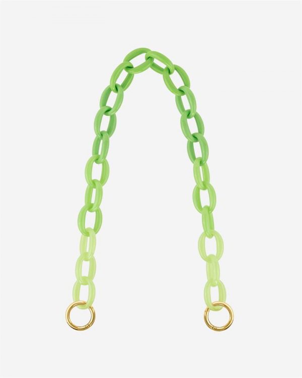 JW PEI - Mya Gradient Acrylic Chain Strap - Green - Apparel & Accessories > Handbags