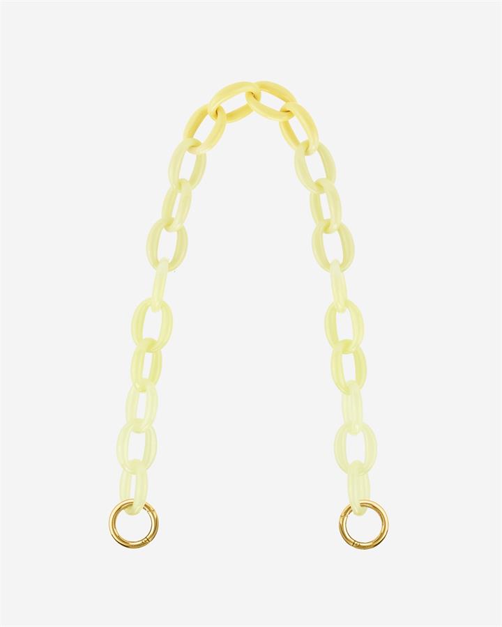 Mya Gradient Acrylic Chain Strap – Yellow