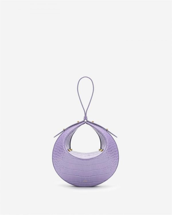 JW PEI - Rantan Bag - Purple Croc - Apparel & Accessories > Handbags
