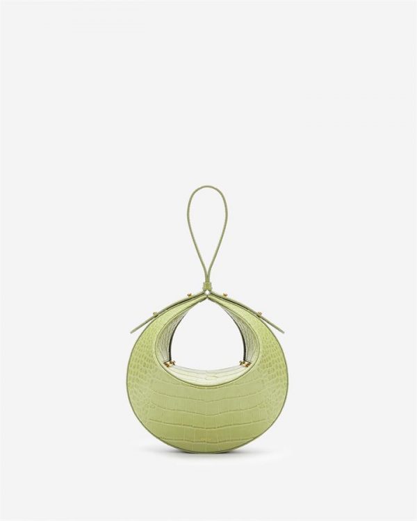 JW PEI - Rantan Bag - Sage Green Croc - Apparel & Accessories > Handbags