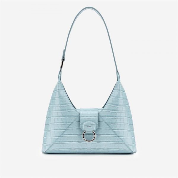 JW PEI - Stella Shoulder Bag - Ice Croc - Apparel & Accessories > Handbags