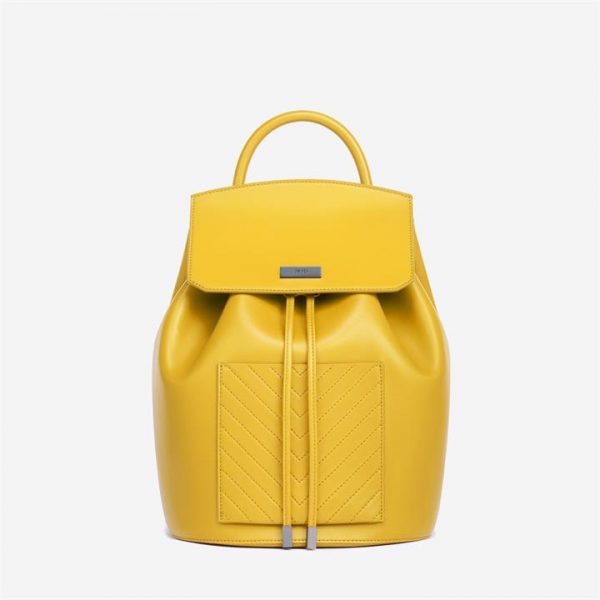 JW PEI - The Drawstring Backpack - Yellow - Apparel & Accessories > Handbags