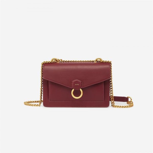 JW PEI - The Envelope Chain Crossbody - Wine Red - Fashion Women Vegan Bag - Apparel & Accessories > Handbags