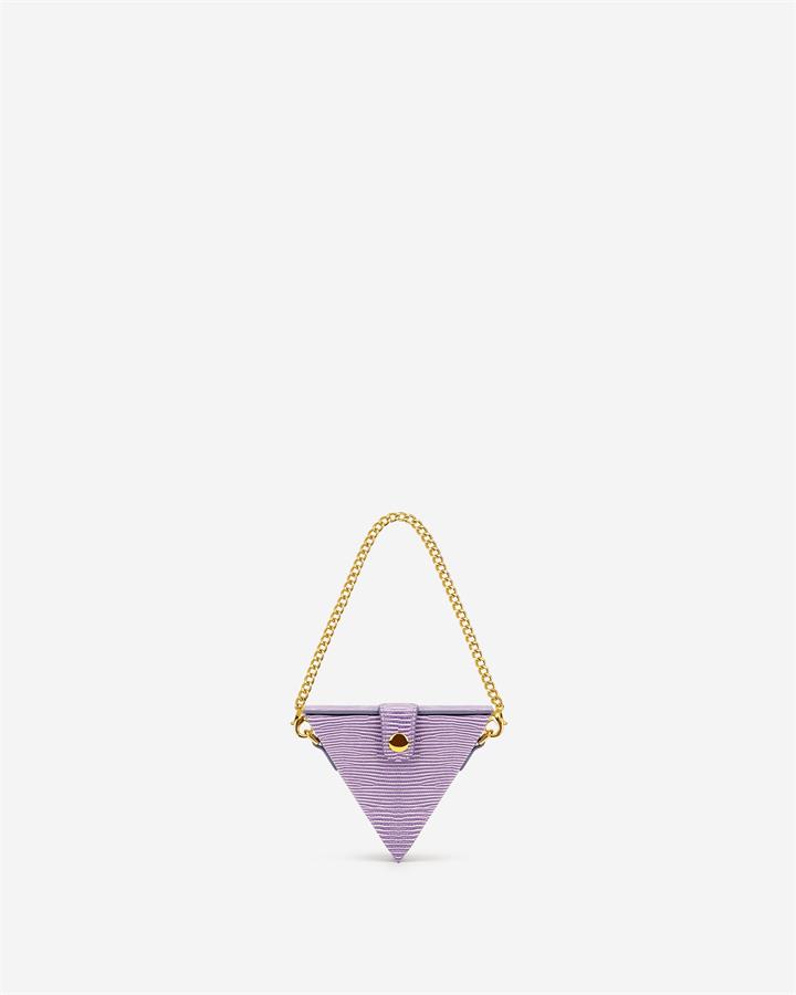 Triangle Mini Box – Purple Lizard