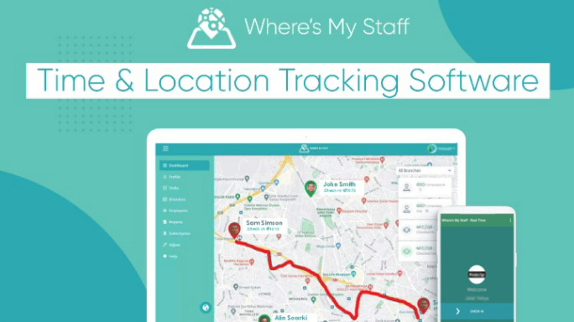 Lifetime Deal to Where’s My Staff | Time & Location Tracking: GPS Locator 2y for $49