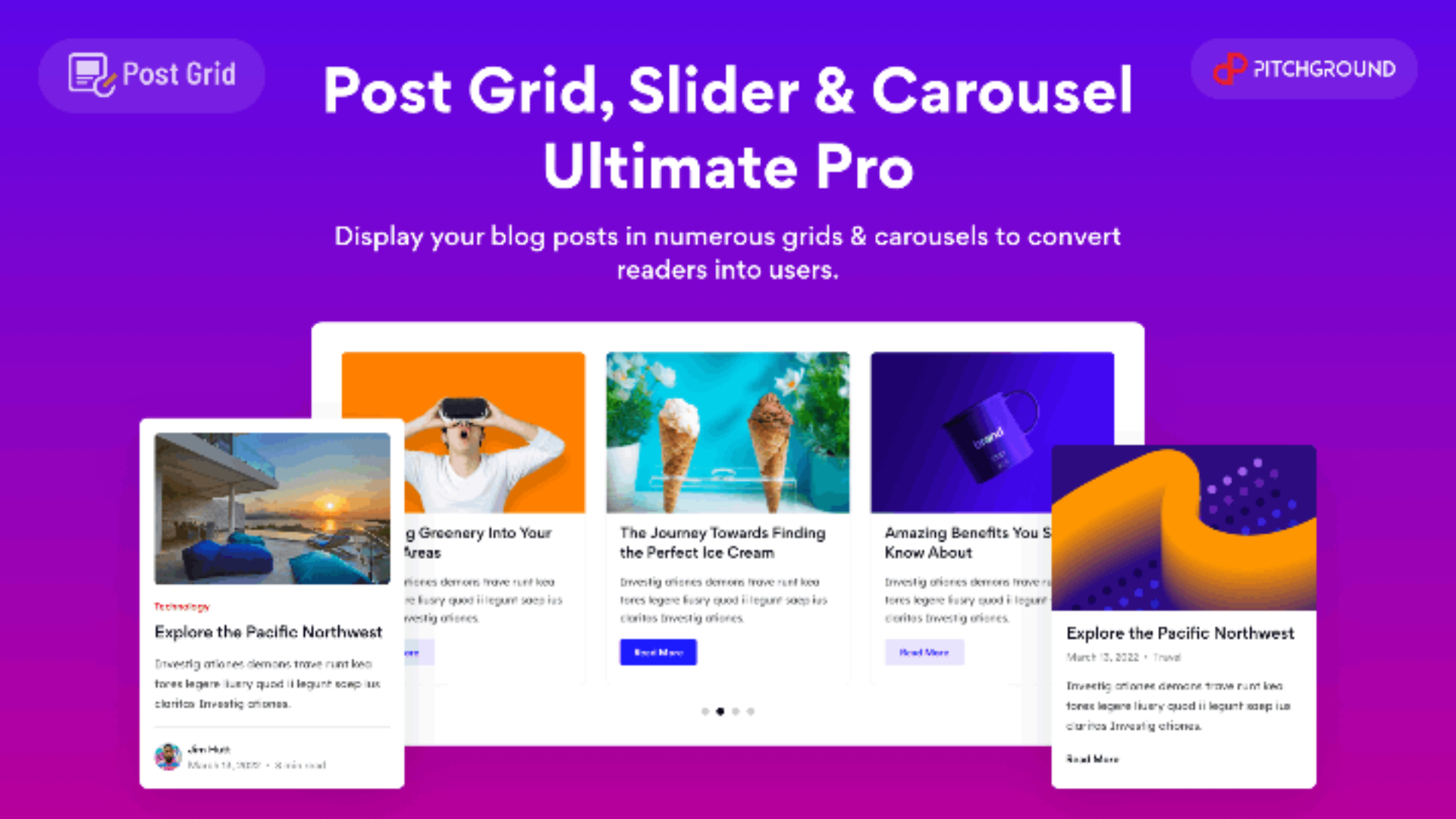 Lifetime Deal to Post Grid, Slider and Carousel Ultimate : Unlimited for $99