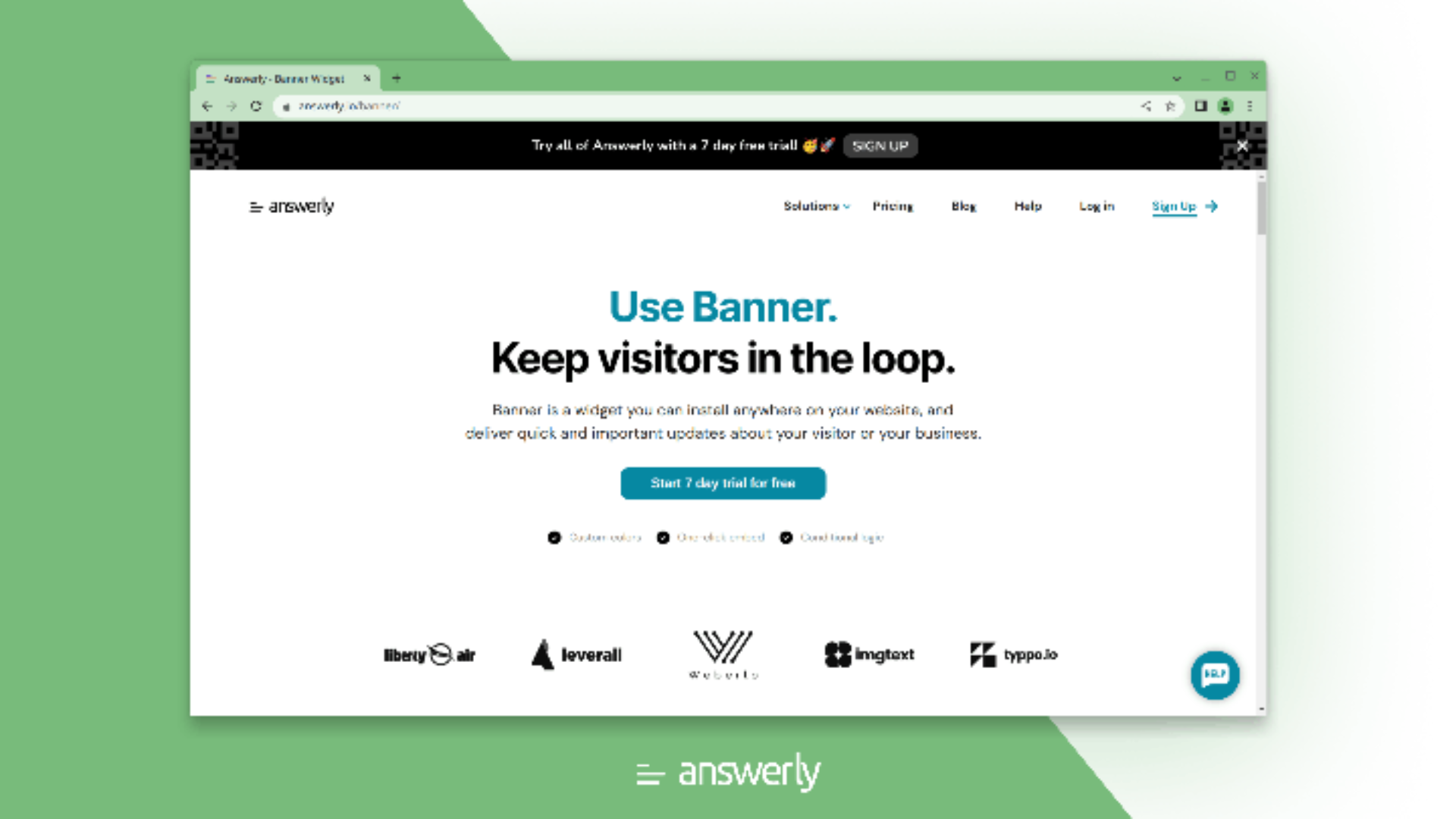 Lifetime Deal to Answerly Banner: Plan A for $29