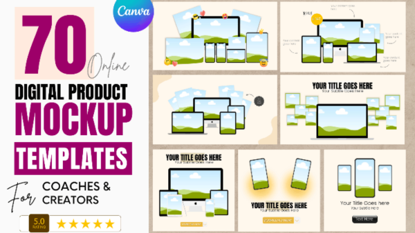 Sales Coupons Deals - Lifetime Deal to Digital Product Mockup Template: Lifetime Deal for $29