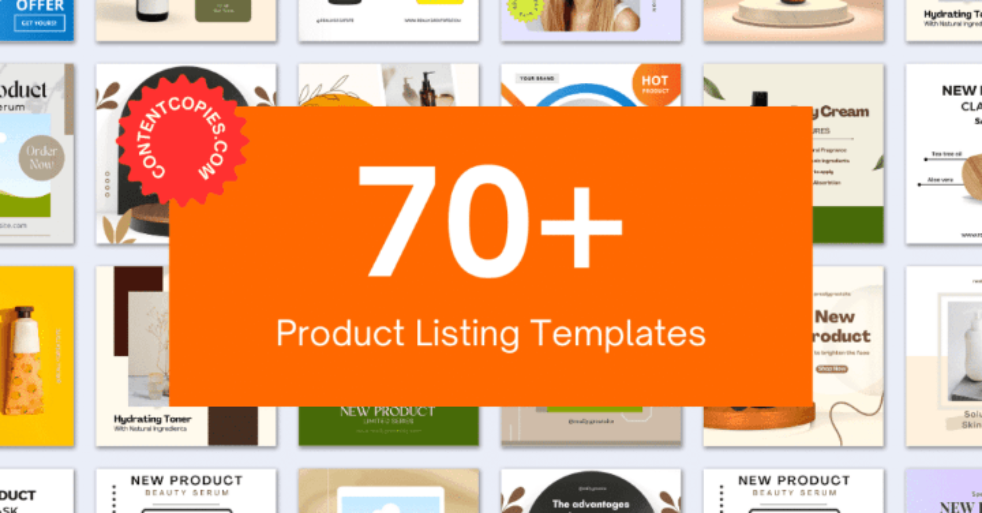 Lifetime Deal to Ecommerce Product Listing Images Canva Templates: Plan A for $29