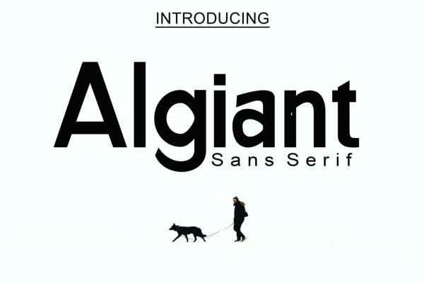 Sales Coupons Deals - Algiant Font – only $6!