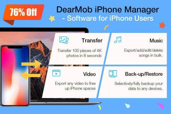 Sales Coupons Deals - DearMob iPhone Software Manager – Only $19