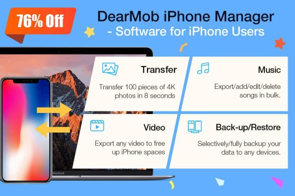 Sales Coupons Deals - DearMob iPhone Manager – only $19!