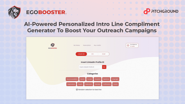 Sales Coupons Deals - Lifetime Deal to EgoBooster: Plan A (Pro) for $49